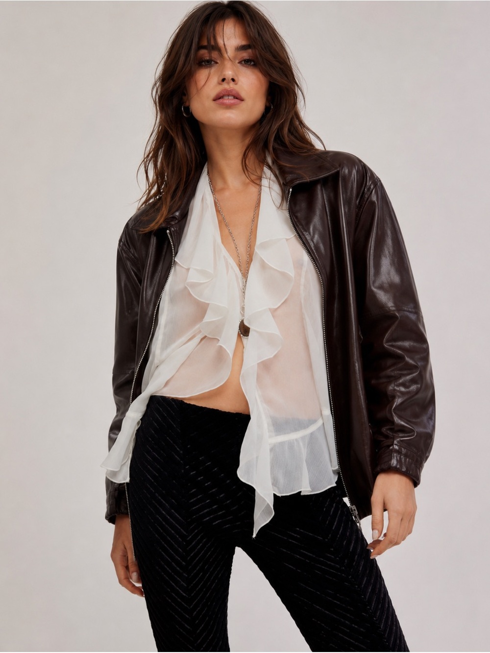 Free People| ‘Penny’ Velvet Pull on Flare Pants